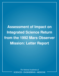 Assessment of Impact on Integrated Science Return from the 1992 Mars Observer Mission: Letter Report