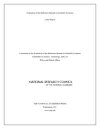 Evaluation of the Reference Manual on Scientific Evidence: Letter Report