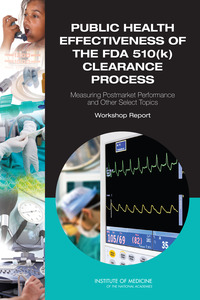 Public Health Effectiveness of the FDA 510(k) Clearance Process: Measuring Postmarket Performance and Other Select Topics: Workshop Report