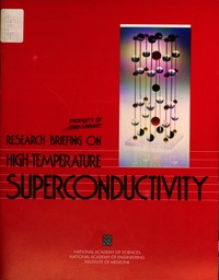 Research Briefings 1987: Report of the Research Briefing Panel on High-Temperature Superconductivity