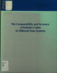 The Comparability and Accuracy of Industry Codes in Different Data Systems
