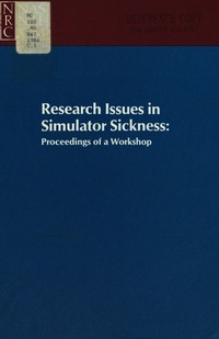 Research Issues in Simulator Sickness: Proceedings of a Workshop