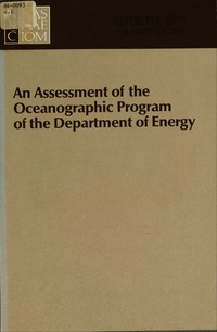 An Assessment of the Oceanographic Program of the Department of Energy