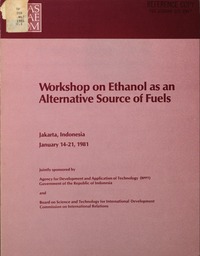 Workshop on Ethanol as an Alternative Source of Fuels