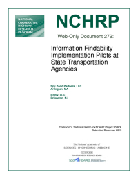 Information Findability Implementation Pilots at State Transportation Agencies