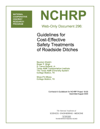 Guidelines for Cost-Effective Safety Treatments of Roadside Ditches