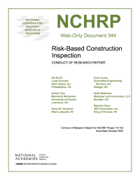 Risk-Based Construction Inspection: Conduct of Research Report