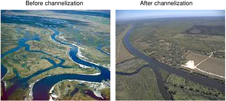 channelization of rivers