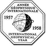 FIGURE 6.4 The official logo of the 1957–1958 International Geophysical Year. SOURCE: Courtesy of International Council for Science, World Meteorological Organization Joint Committee.