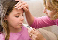 A fever is often part of the immune system’s response to infection.