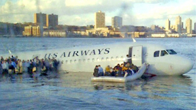 FIGURE 5 Post-landing photo of US Airways Flight 1549 in the Hudson River (http://www.wired.com/images_blogs/autopia/2010/01/us_airways_1549_cropped.jpg).