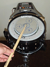 FIGURE 6 Edgar Berdahl’s haptic drum. Photo courtesy of Edgar Berdahl.