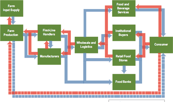 Food Supply Chain Flow Chart